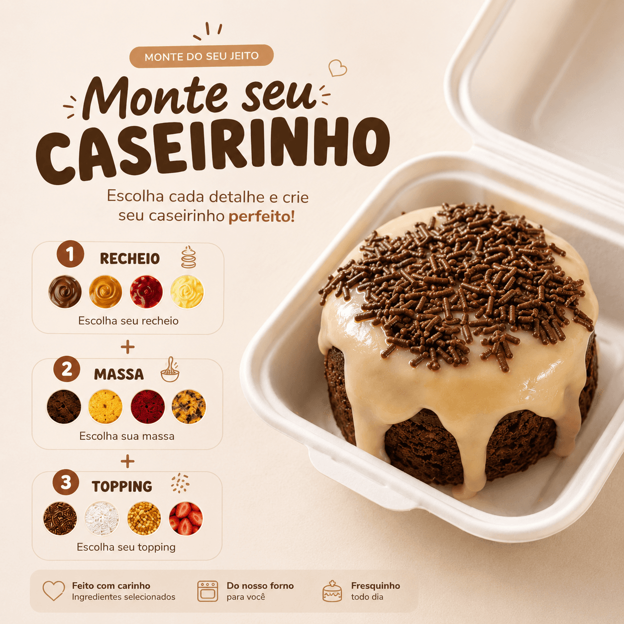 Monte seu caseirinho