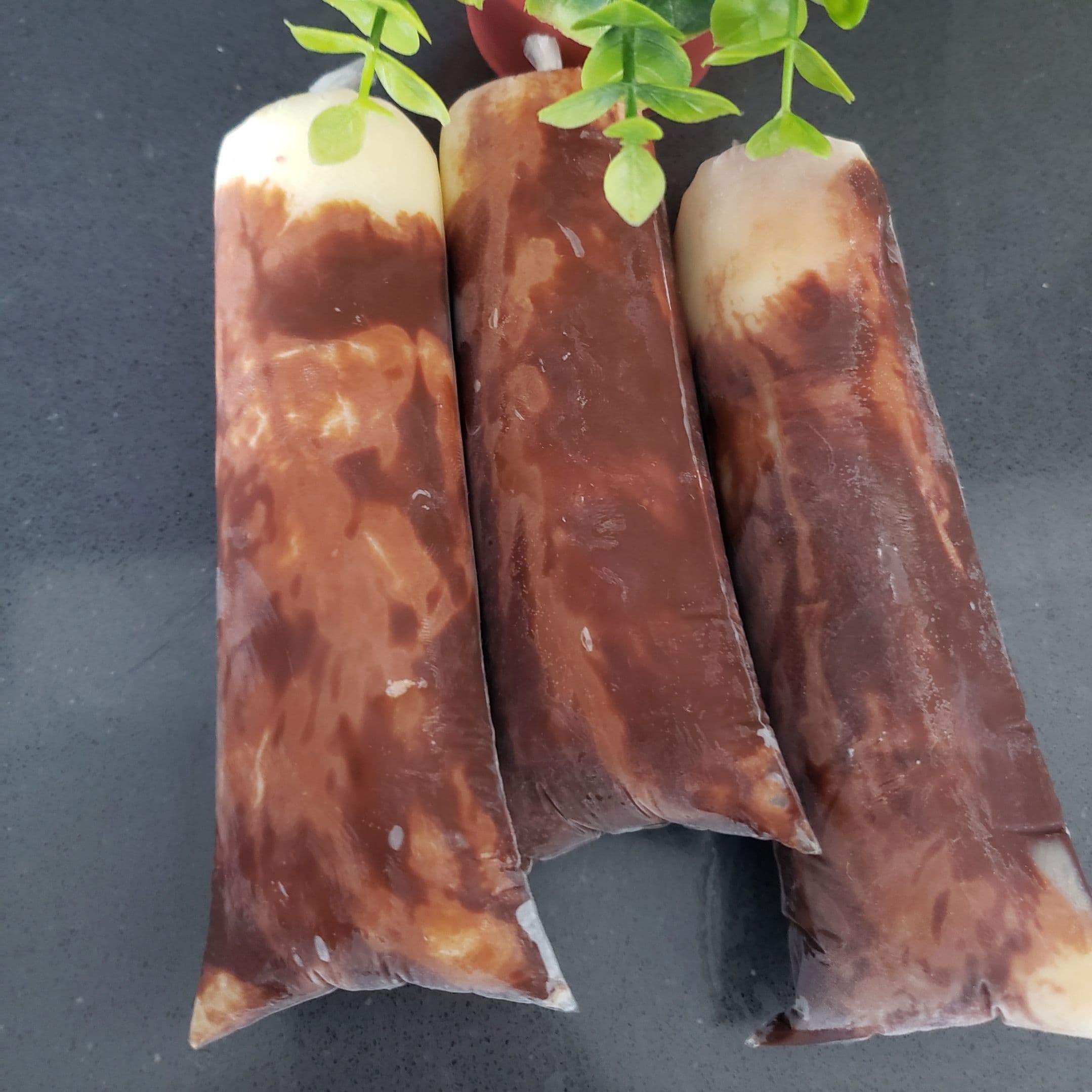 Sacolé Gourmet Cremoso Leitinho com Nutella - Gelado Brasileiro